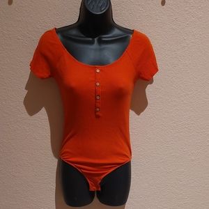 Orange bodysuit
